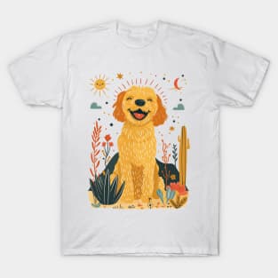 Happy GoldenDoodle Dog T-Shirt